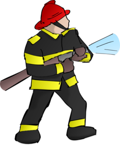 Firefighter Silhouette Clip Art