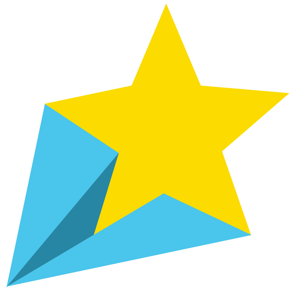 Falling star clip art