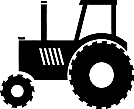 Tractor Silhouette Clipart