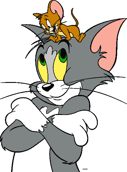 Tom and Jerry Clip Art Image