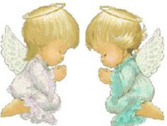 Two angels clipart