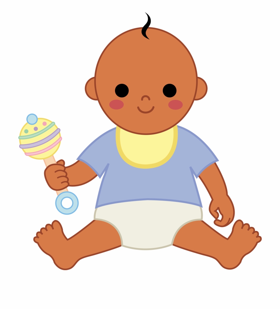 Clipart Of Baby Born And Babies Brown Baby