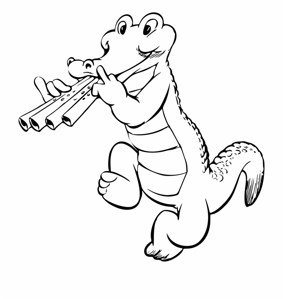 This Free Icons Png Design Of Musical Crocodile