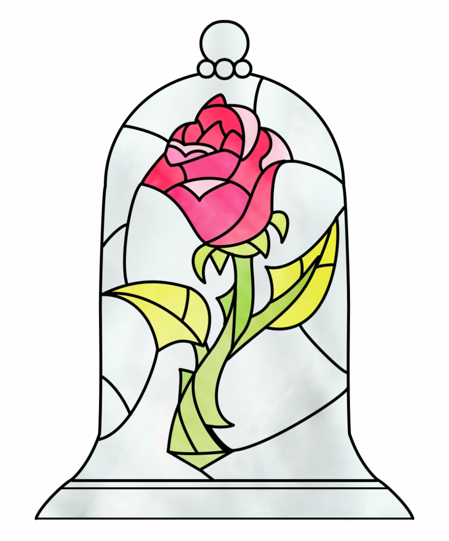 Beauty And The Beast Rose Cartoon - malaypira
