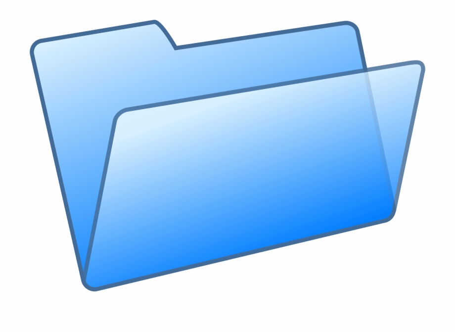 Blue Folder Png Transparent File Folder Clip Art
