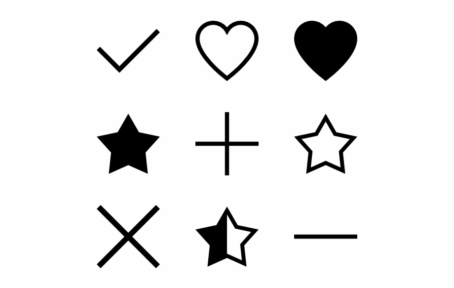 Solid Rating And Validation Elements Star Icon Vector