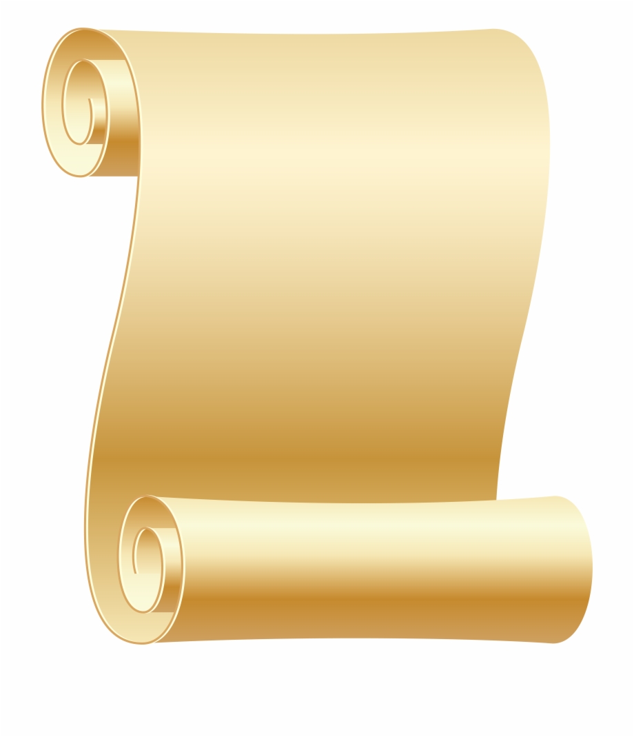 Empty Scroll Transparent Png Clip Art Image 