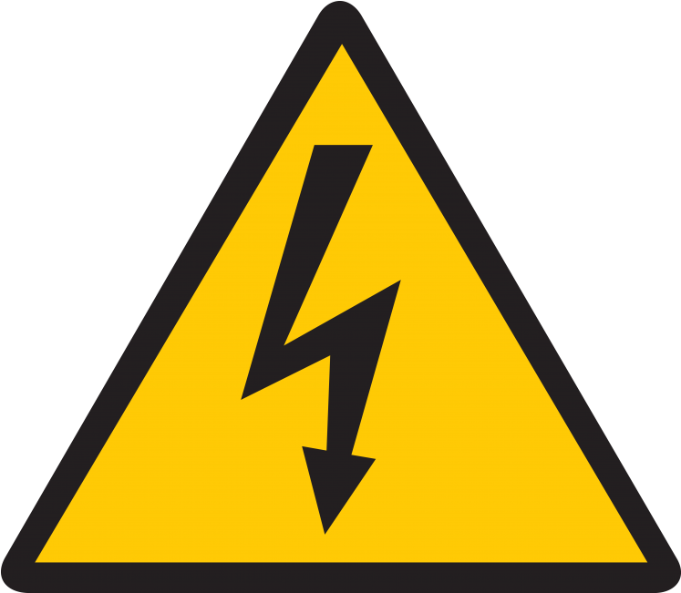 Warning Signs Electrical Hazard Symbol Png