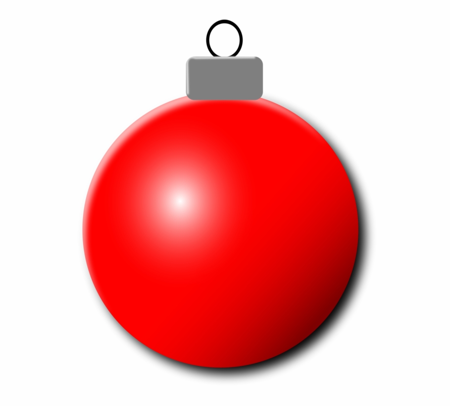 Red Christmas Ornament Png Red Christmas Ornament Transparent