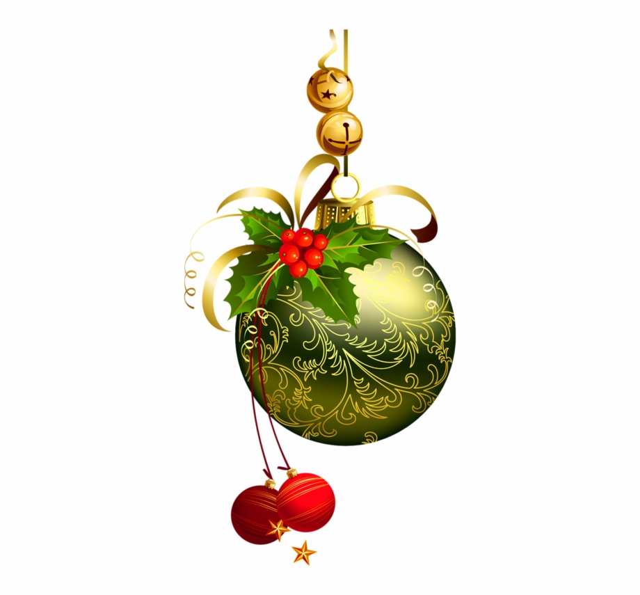 Clip Royalty Free Download Green Christmas Ball With