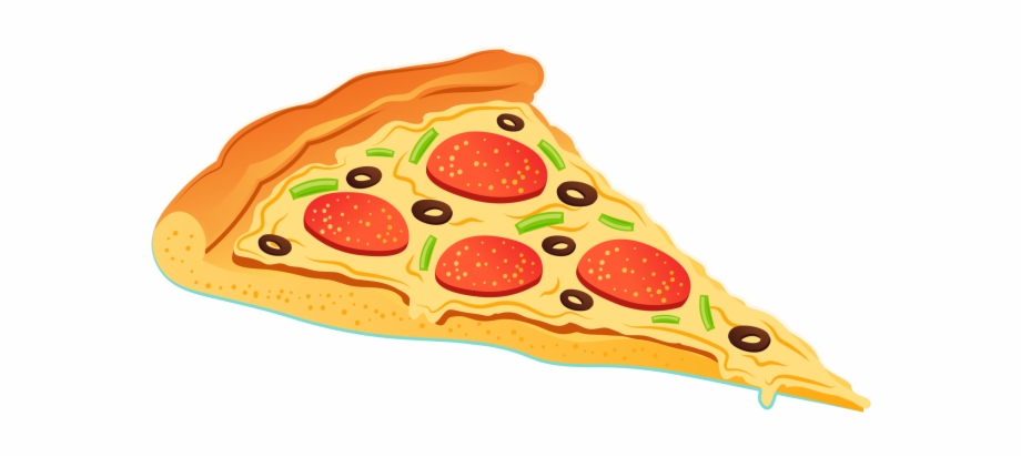 Transparent Background Pizza Slice Clip Art