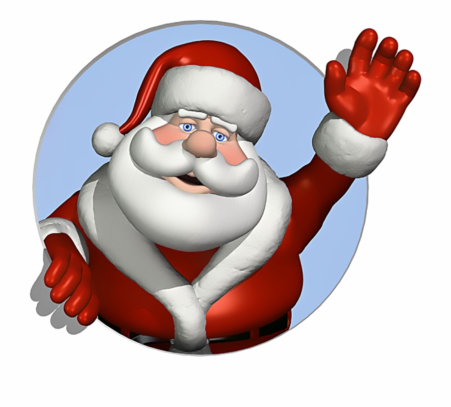 Santa Claus Png Transparent Image Gif Animation Santa - Clip Art Library