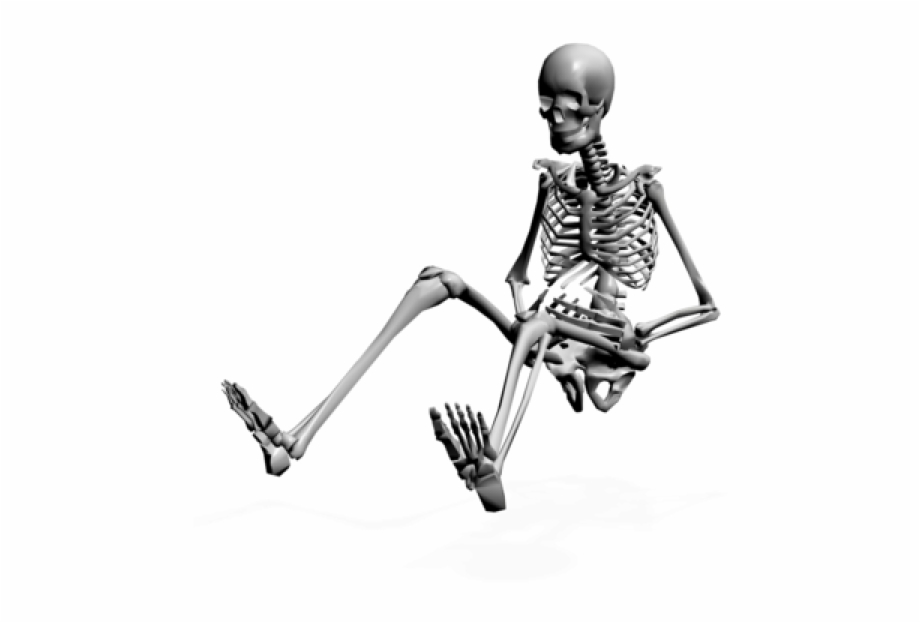 Skeleton Png Free Download Skeleton Sitting Transparent Background
