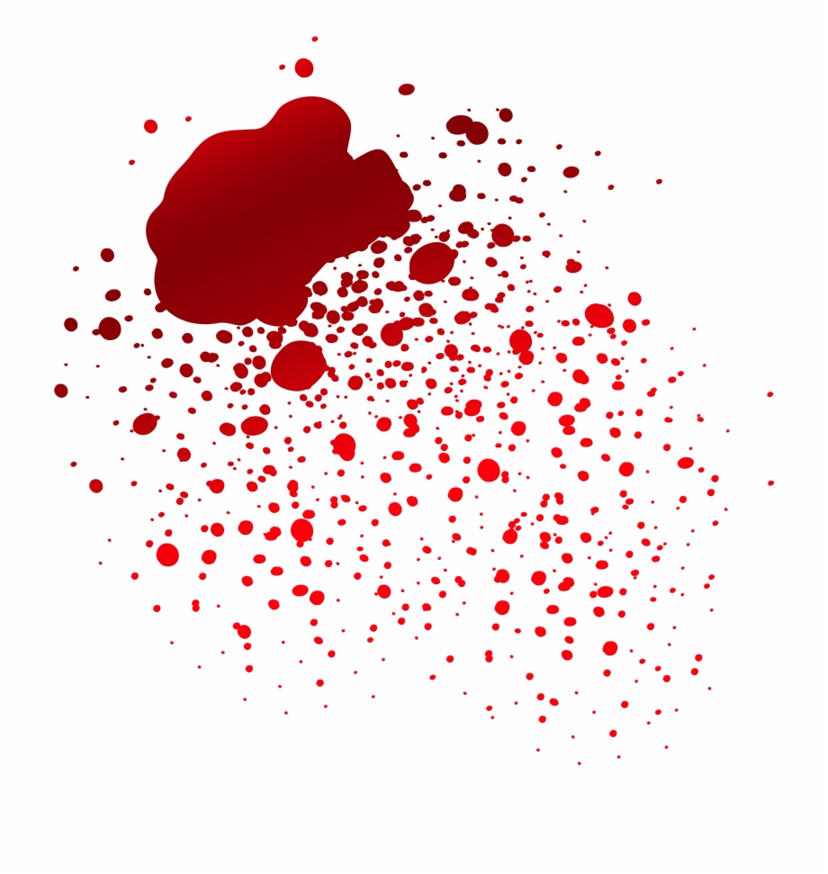 Realistic Dripping Blood Png Blood Splatters On Transparent