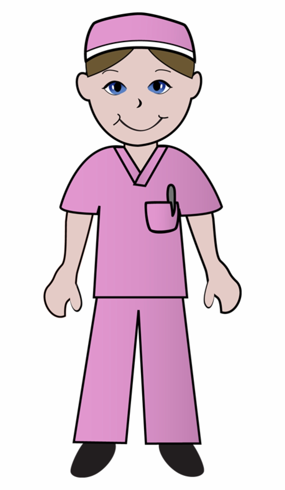 Nurse People In The Medical Field Clipart Male