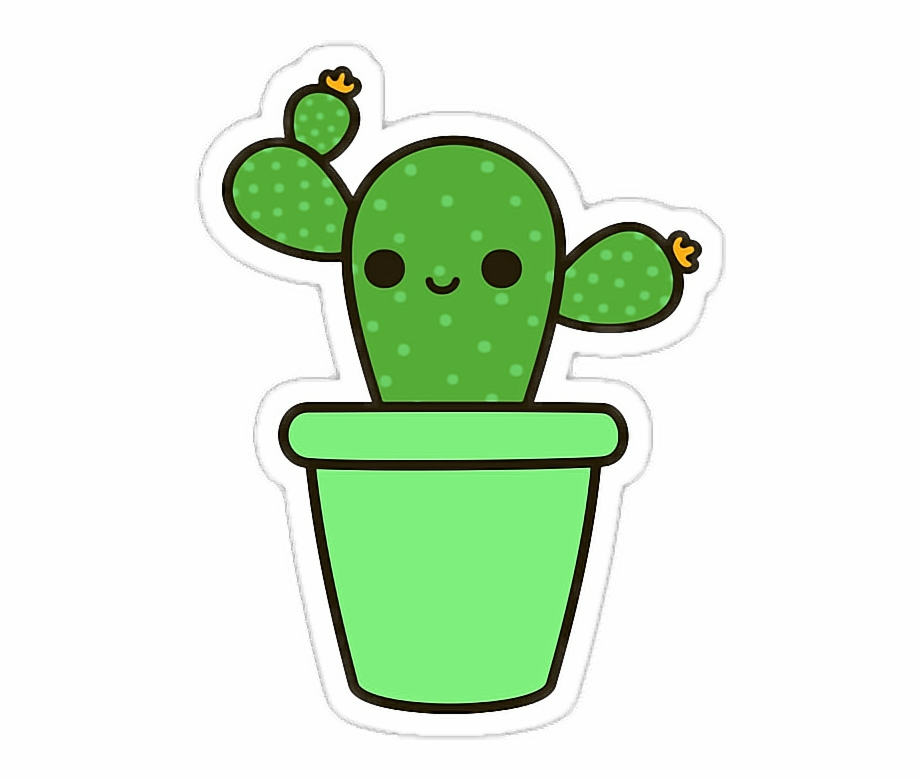 Cactus Sticker Cute Cactus Sticker
