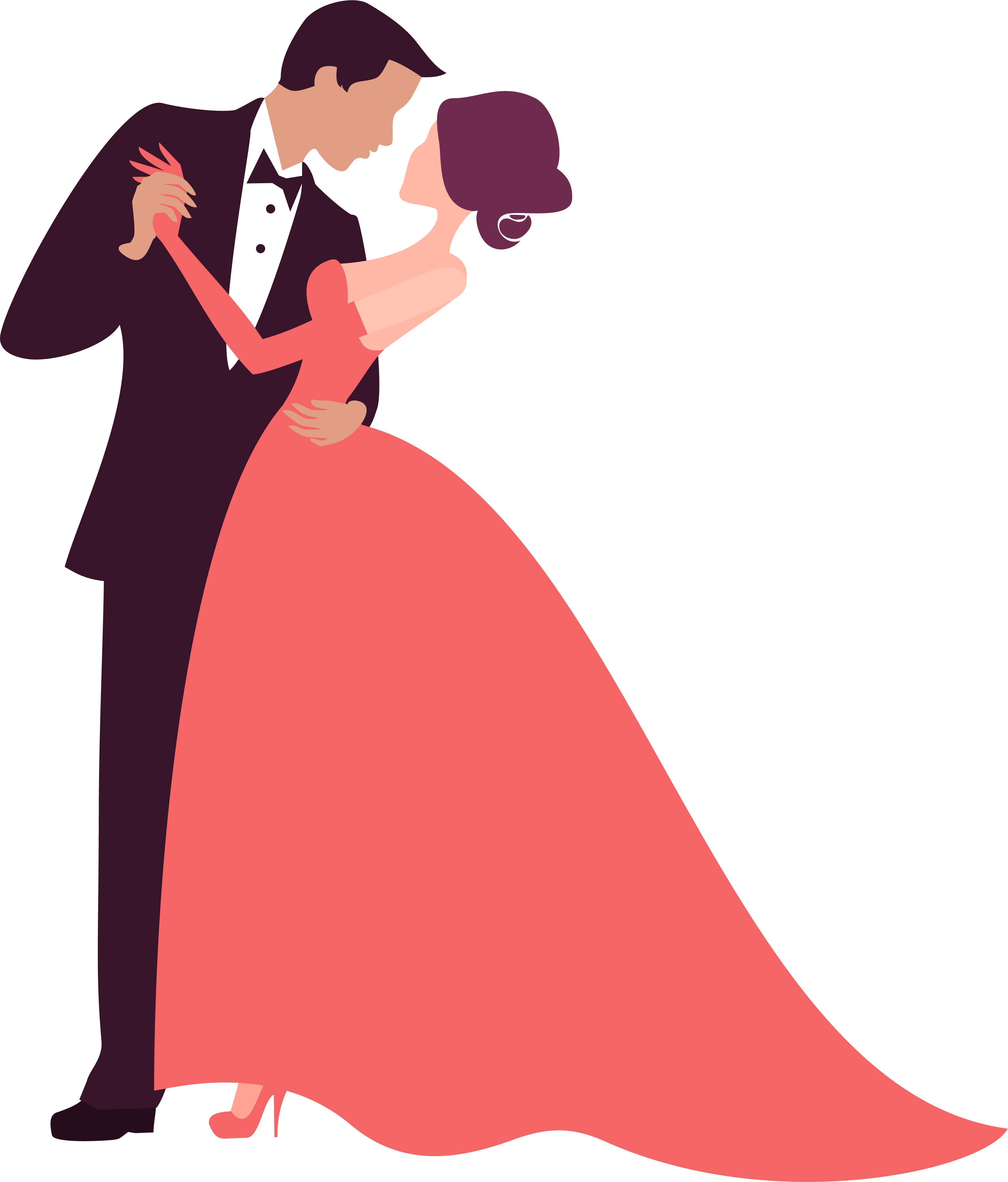 Prom Clipart Bride Groom Dance Wedding Couple Clip