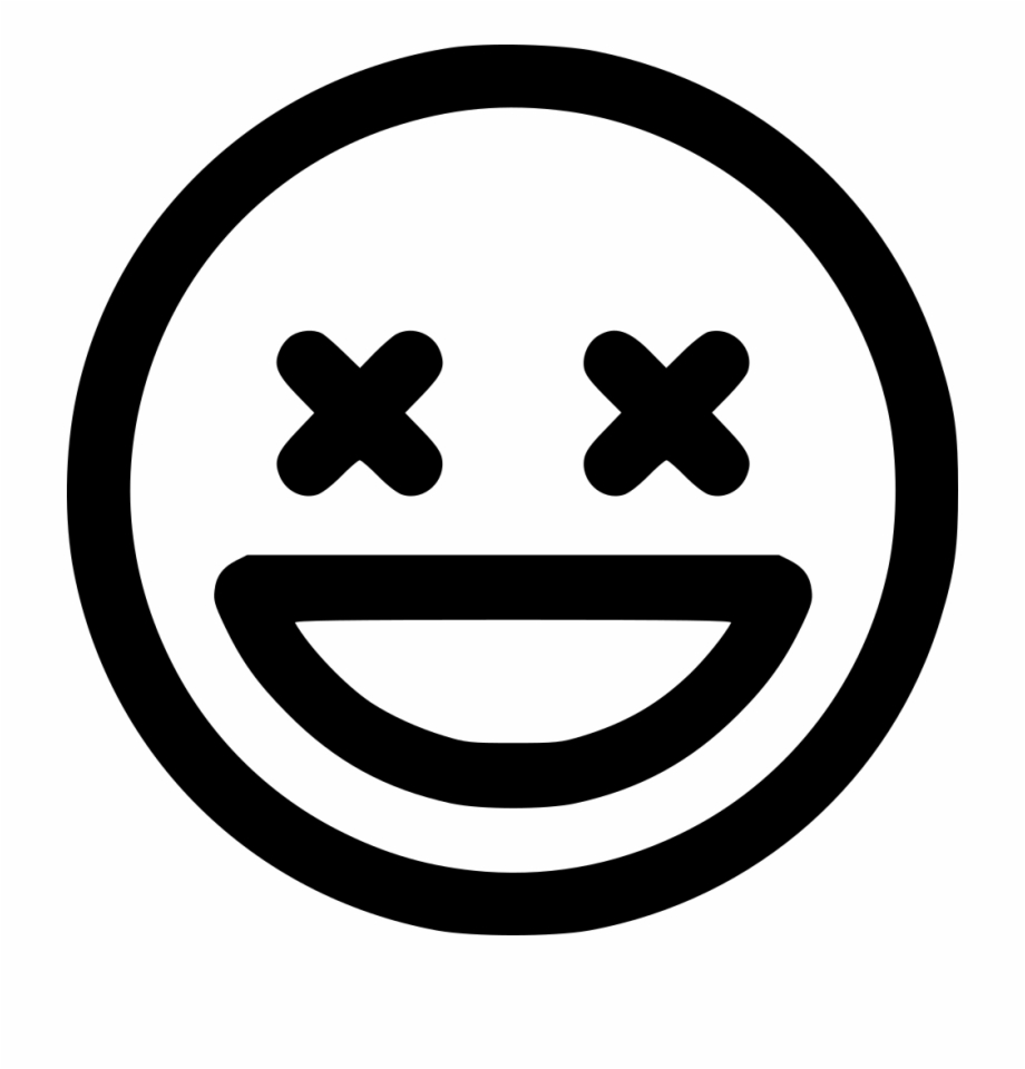 Png File Svg Laugh Emoji Black And White