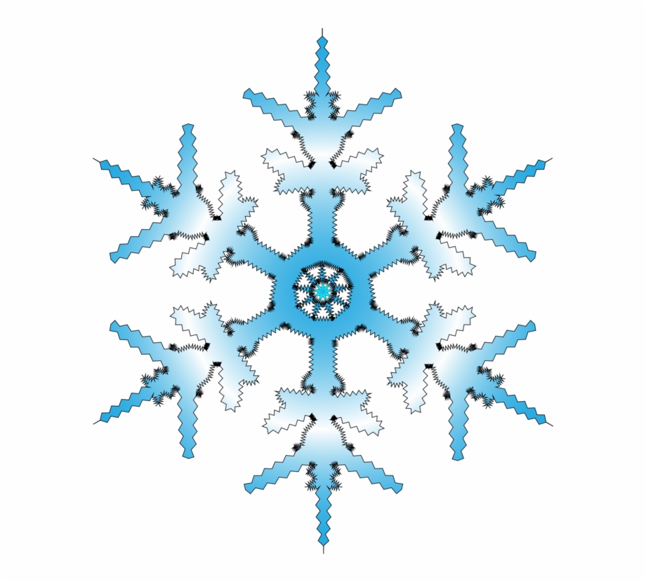 Blue Winter Snowflake Png Fiocco Di Neve Blu