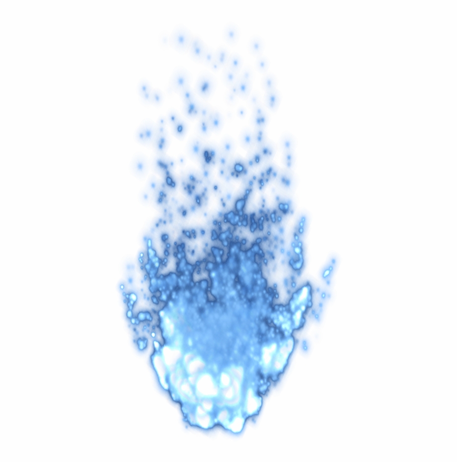 Blue Fire Light Png Png Download Flame