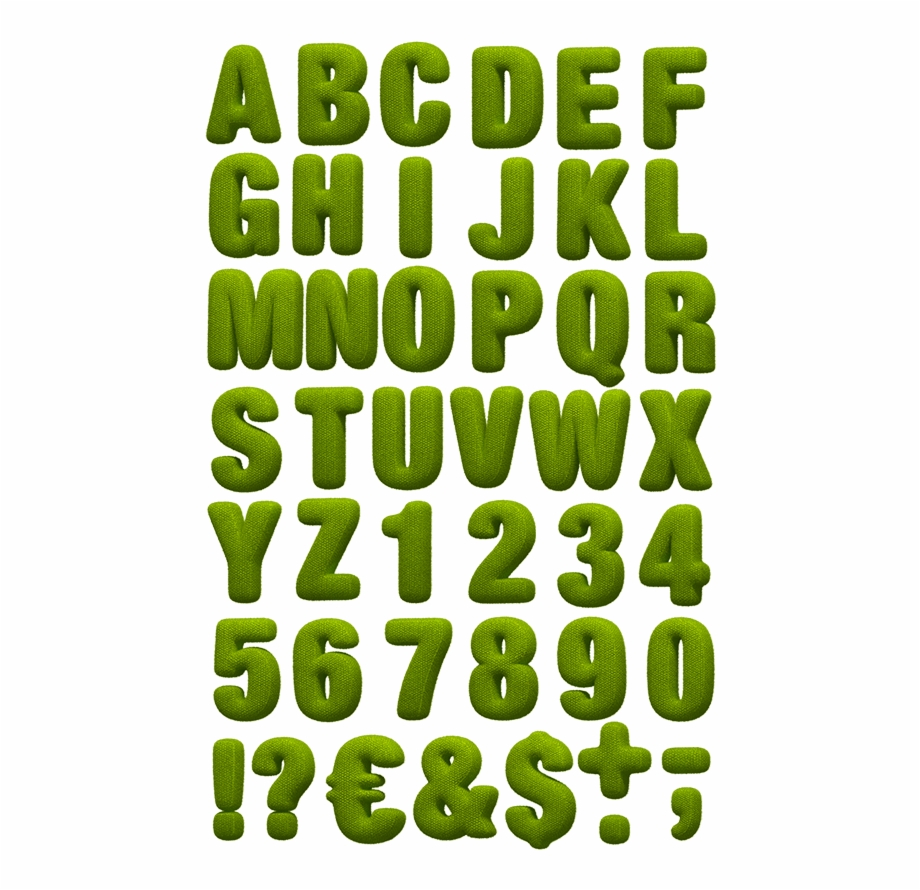 Transparent Alphabet Letters Pattern