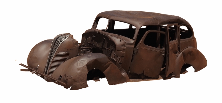 Old Rusty Car Png Wreck Car Png