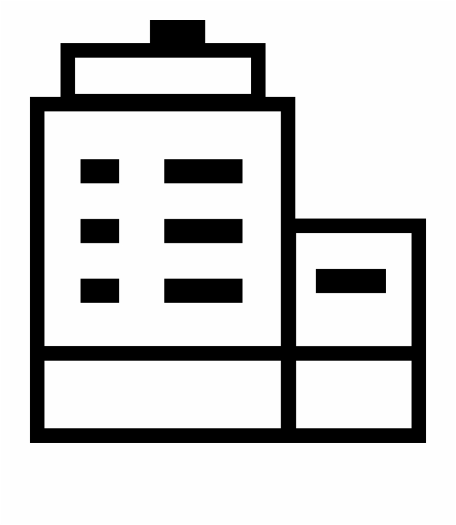 Single Line Tall Building Comments Icon
