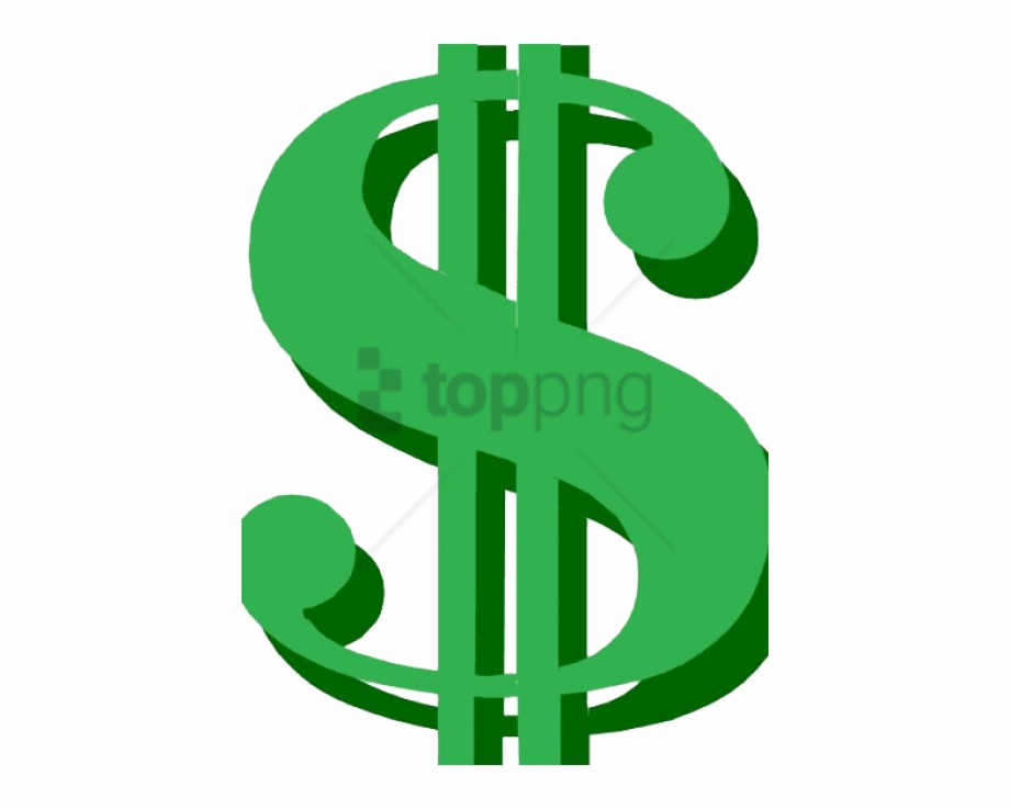 Image With Transparent Background Green Dollar Sign Png