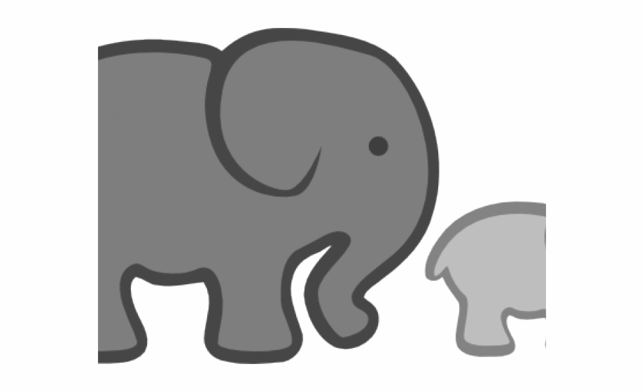 Elephant Clipart Cute Cartoon Baby Shower Baby Elephant