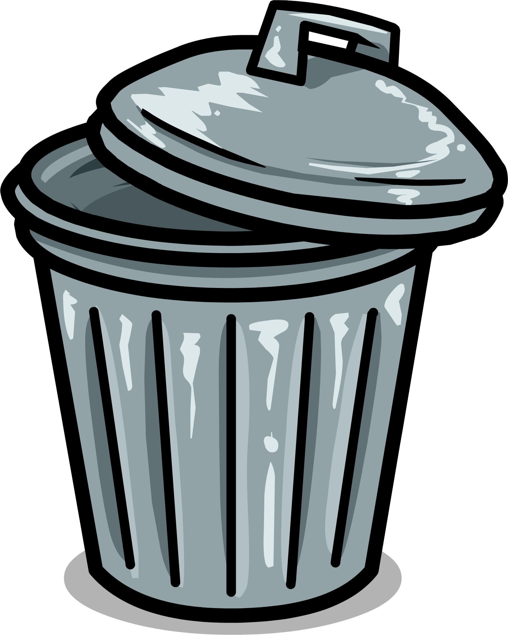 Trashcan Trash Can Clipart Png