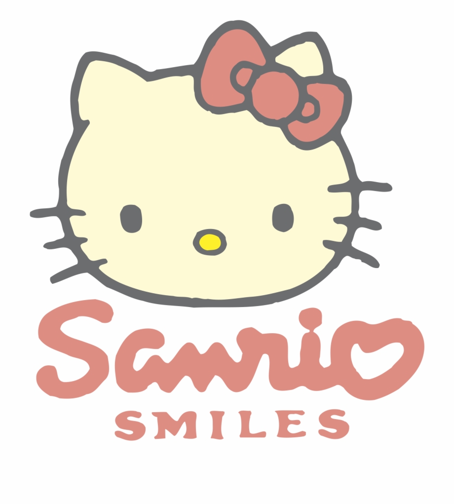 Sanrio Smiles Logo Png Transparent Hello Kitty Say