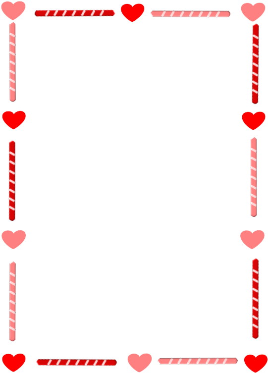 Border Graphic Valentines Day Border Clip Art