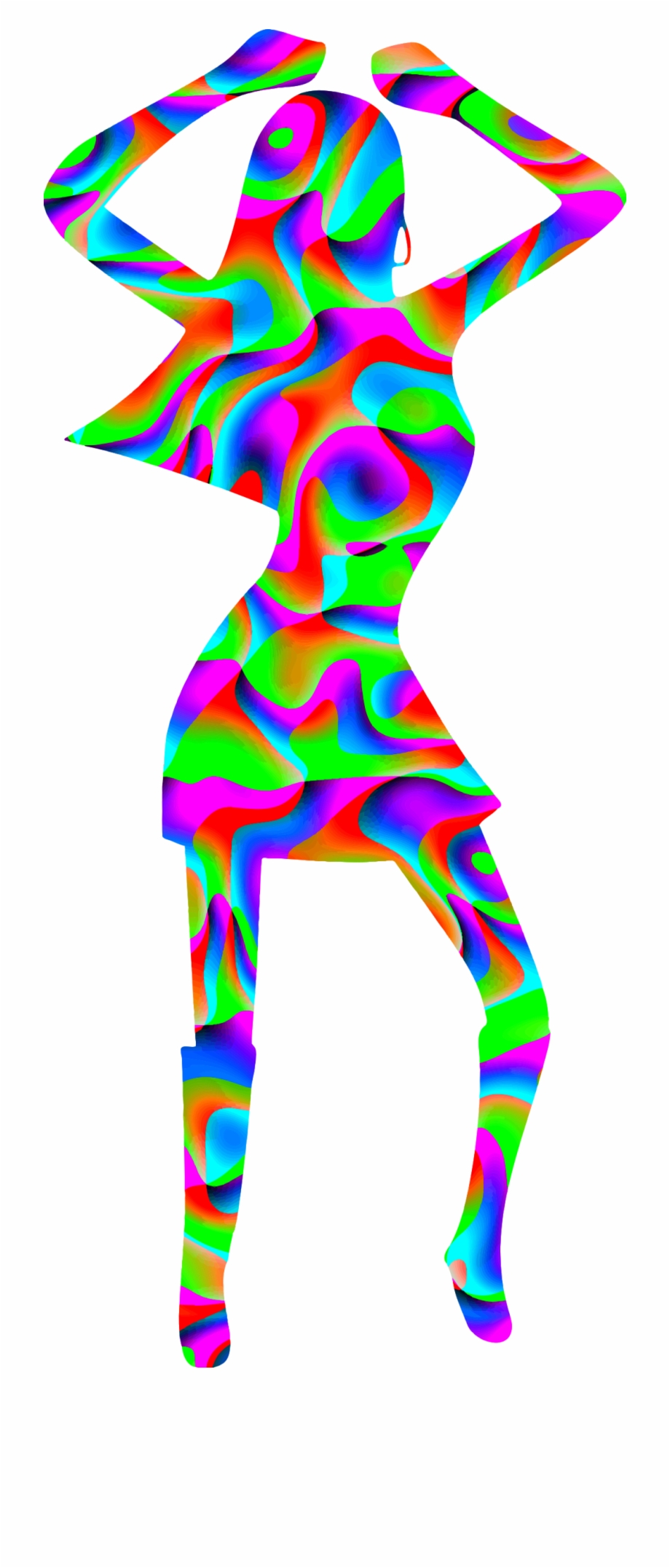 Disco Dancer Transparent Background