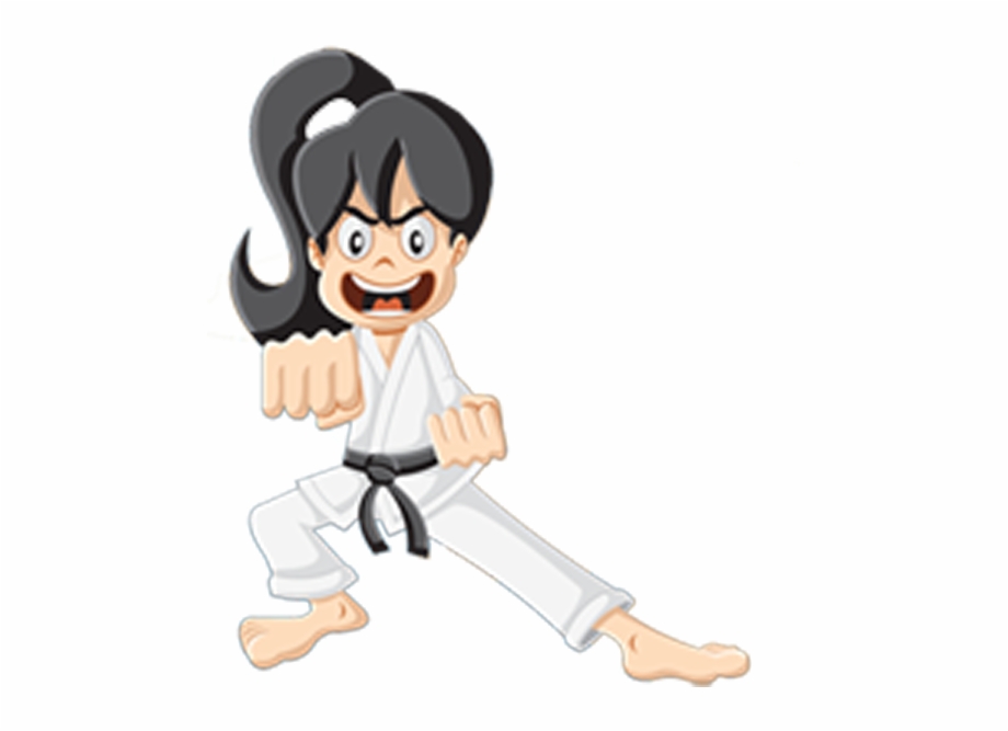 Black Belt Karate Cartoon