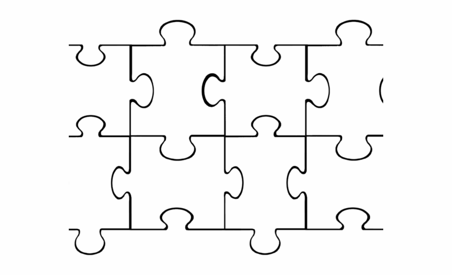 Pice Clipart Puzzle Template Autism Puzzle Pieces Coloring