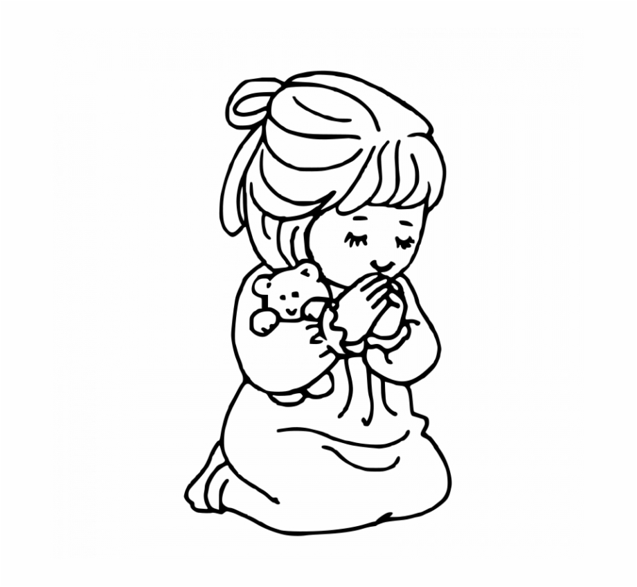 clip art child praying
