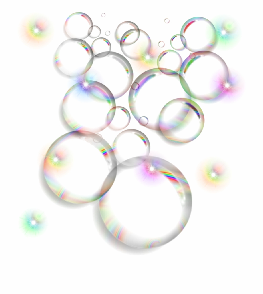 Bubbles Rainbow Colors Ftestickers Stickers Autocollant Transparent Rainbow