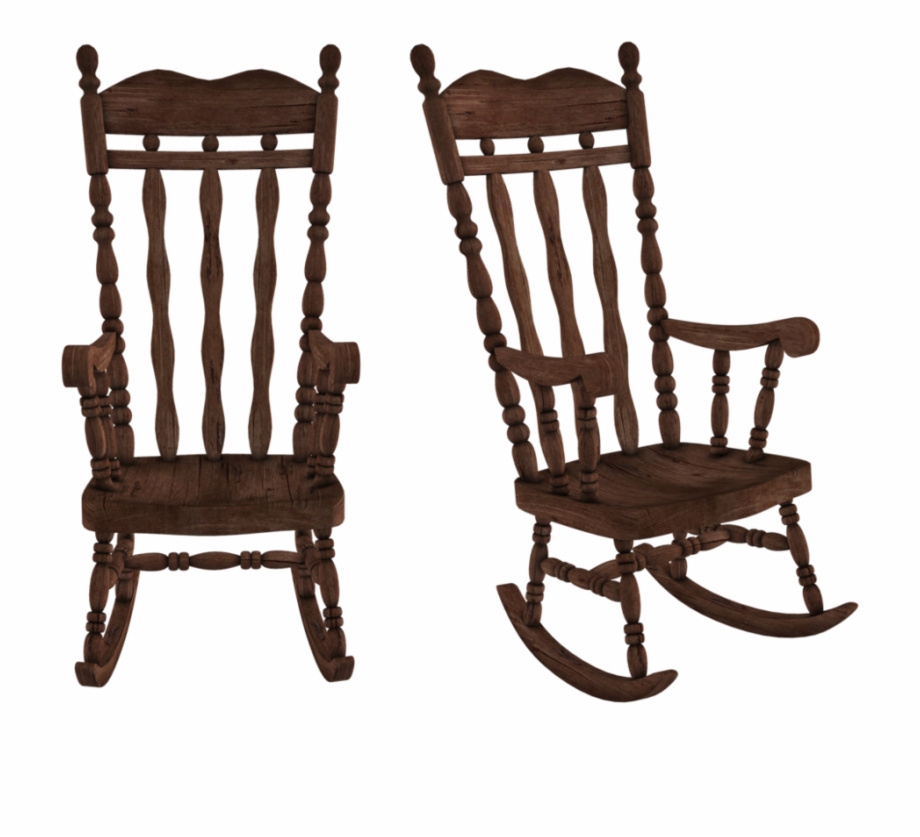 Wooden Rocking Chair Repair Old Rocking Chair Png Clip Art Library