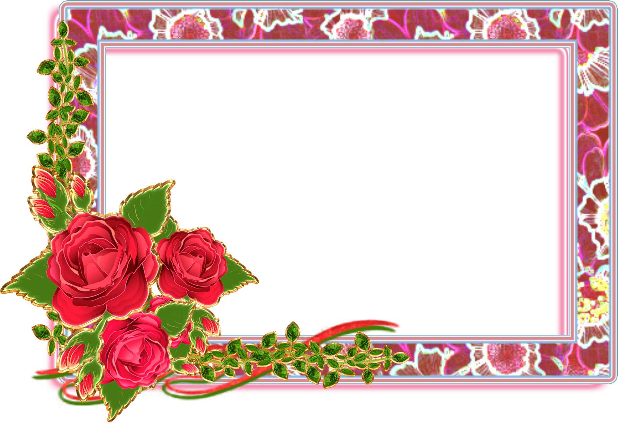 Flower Frame Png Classic Wallpaper Borders And Frames