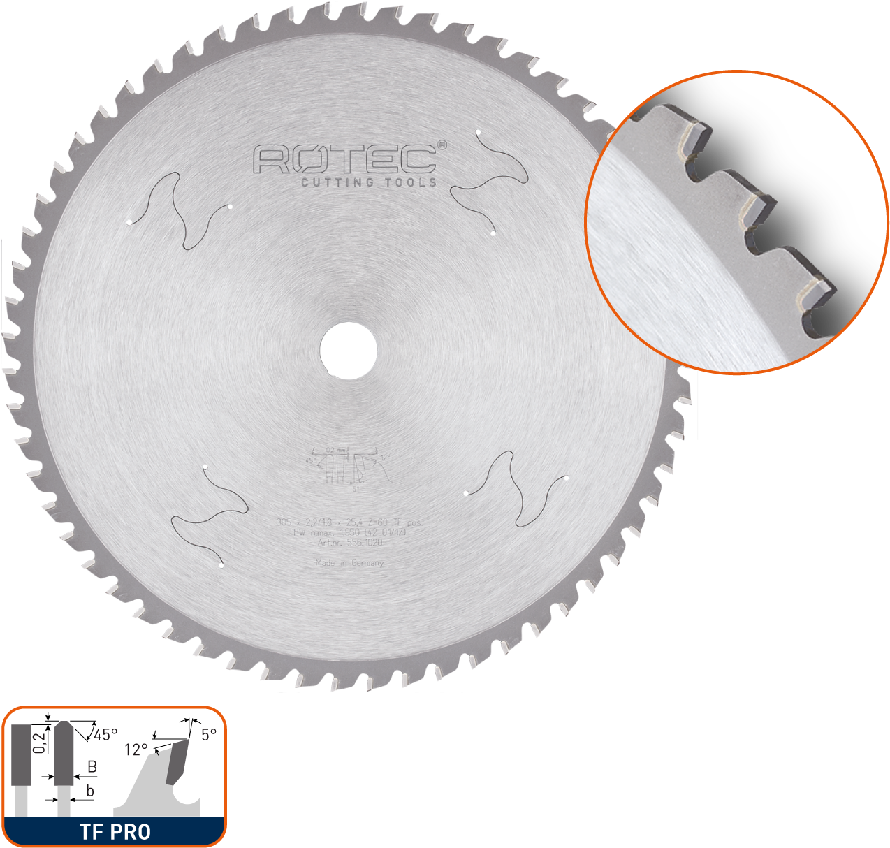 Tct Dry Cutter Saw Blade For Steel Long