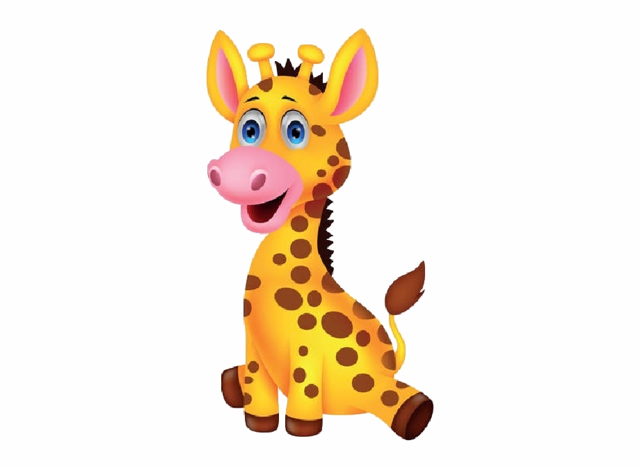 Baby Giraffe Cartoon Giraffe Clipart