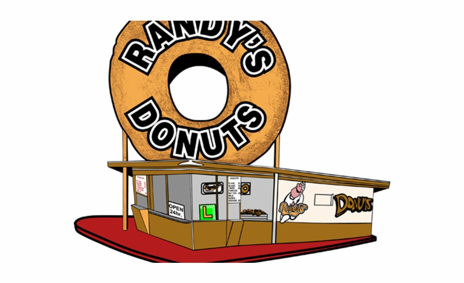 Doughnut Clipart Doughnut Shop Randys Donuts Logo