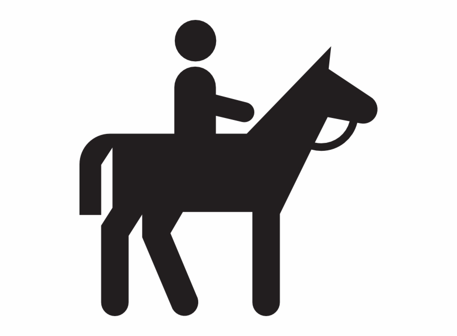 Horse Riding Icon Png Horseback Riding Sign