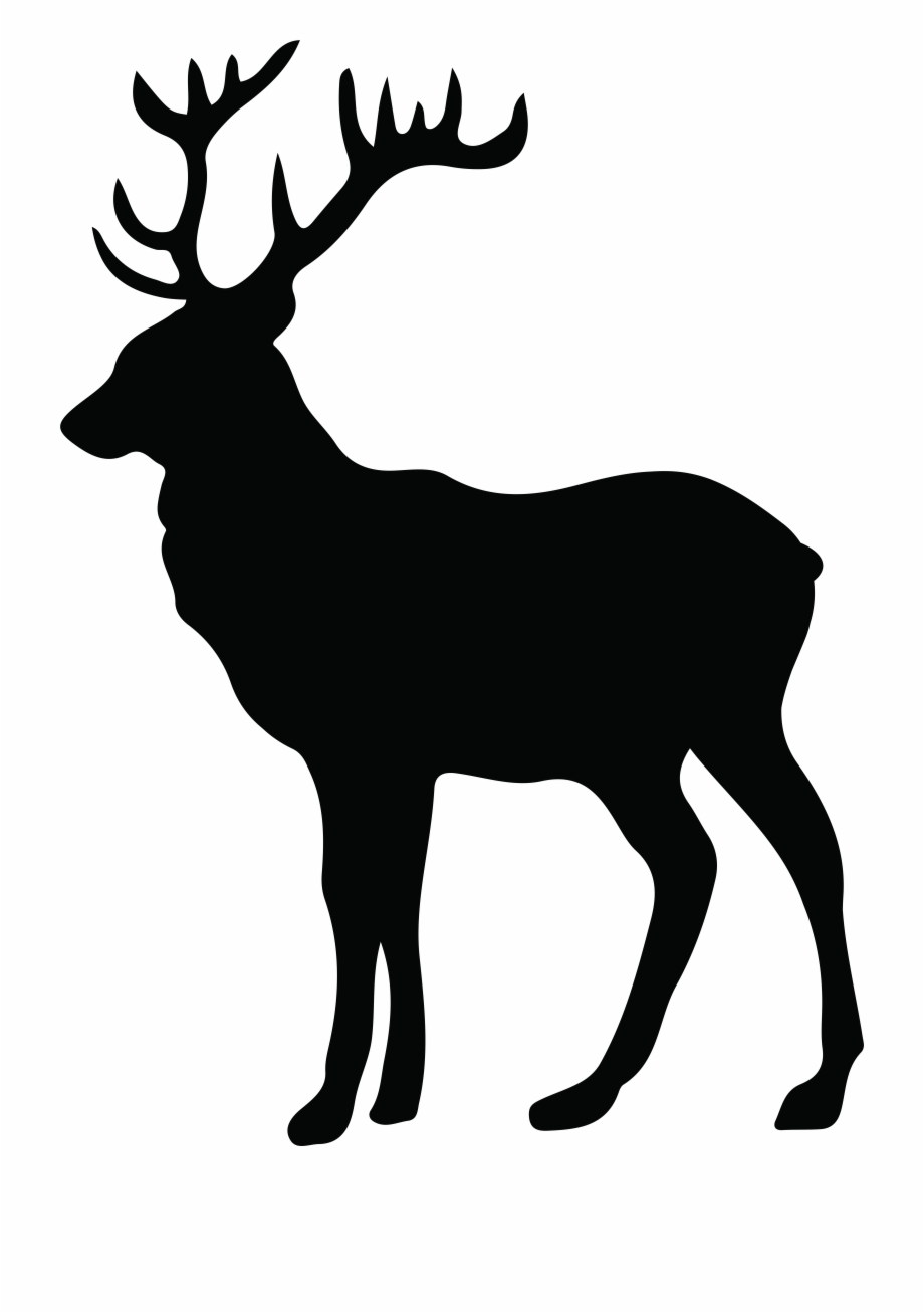 Vector Freeuse Antler Silhouette At Getdrawings Com White