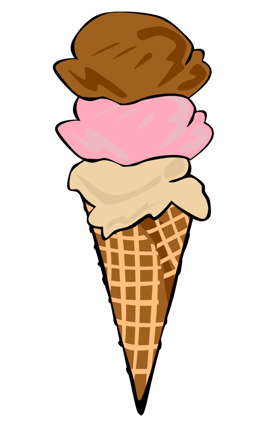 Clip Art Gerald G Ice Cream Cones Ff