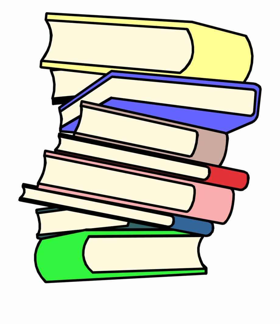 Clipart Of Books Stack And Book