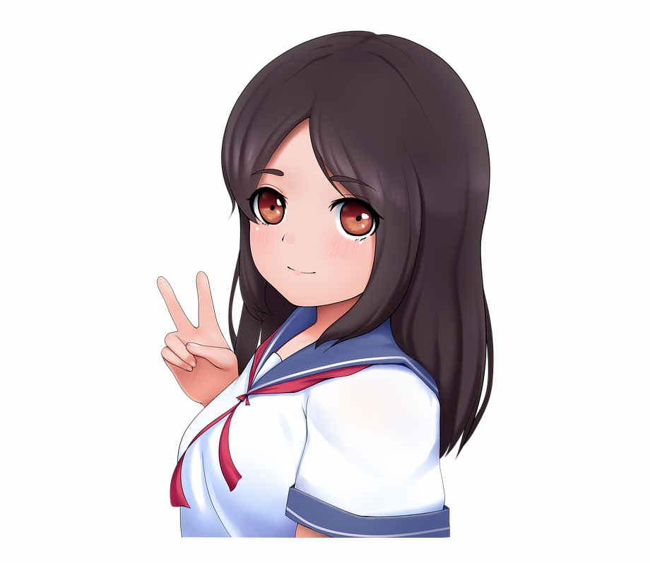 Moe Cute Women Students Schoolgirl Japanese Anime Girl