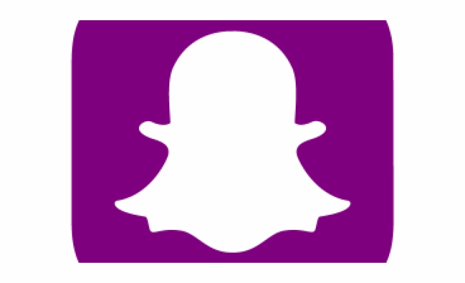 Snapchat Clipart Purple Snapchat Logo Azul Png