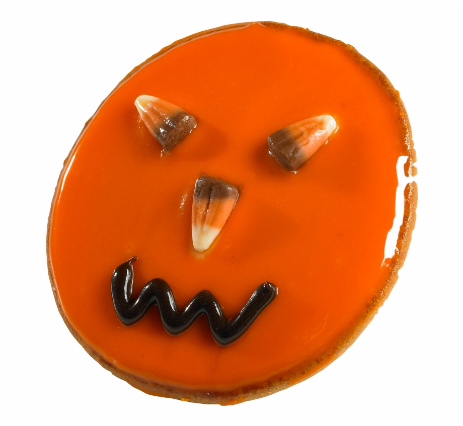 Halloween Pumpkin Face Cookie Jack O Lantern