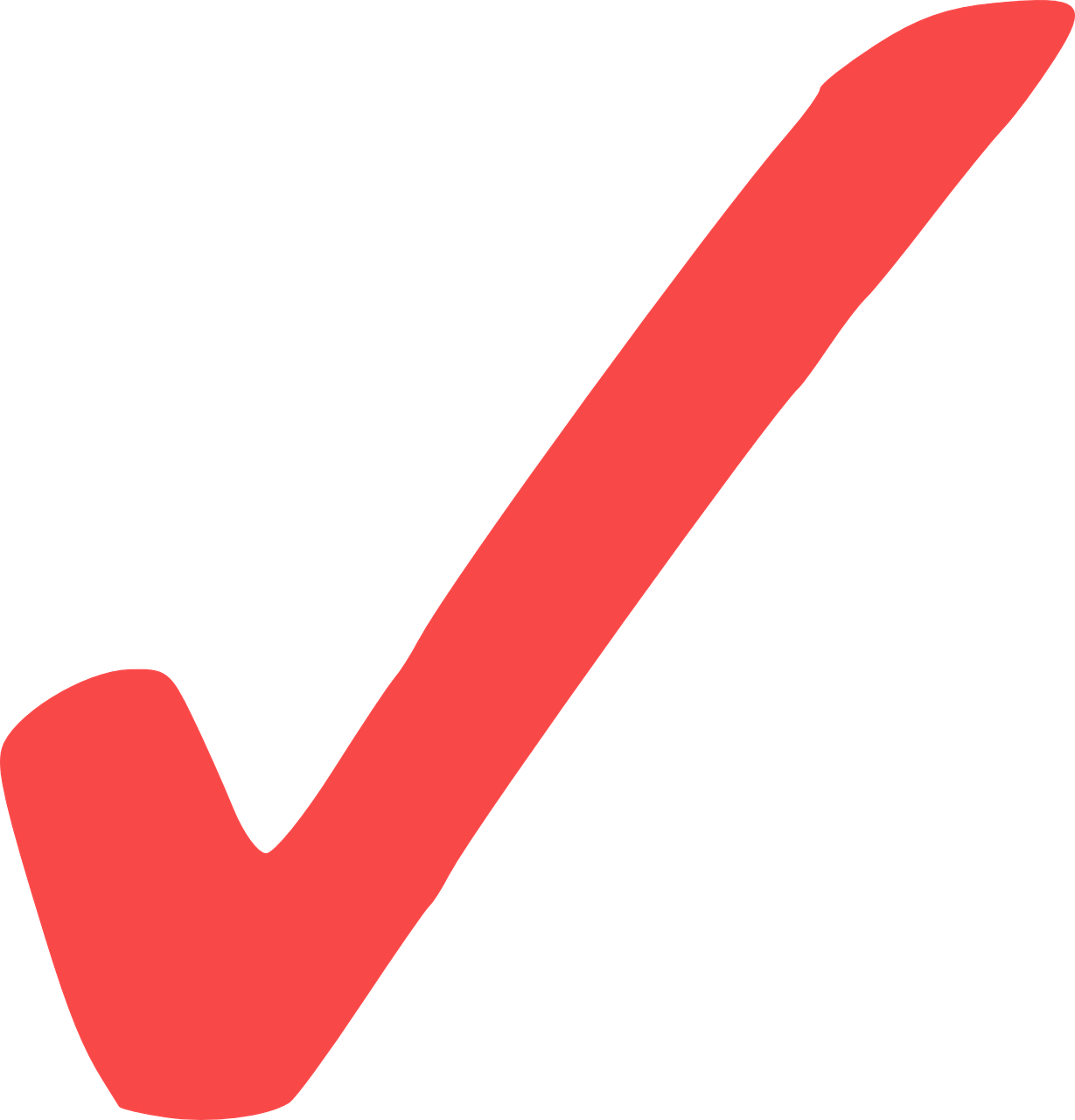 Free Red Check Mark Transparent Download Free Red Check Mark 